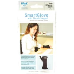 Imak Smart Glove with Thumb Support, Black, Small