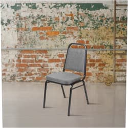 EMMA + OLIVER Trapezoidal Back Banquet Stack Chair, 2.5