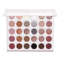 ColourPop Stone Cold Fox Eyeshadow Palette - 30 Pan Cool Tone Eye Makeup Palette with Matte & Metallic Finishes - High-Pigment Eye Makeup with a Long-Wearing Formula (1.16 oz)