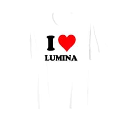 Named Custom Novelty Given Name Valentines Merch I Heart Lumina First Name I Love Personalized Stuff T-Shirt