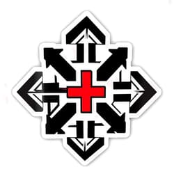 Generic Mark of x Generation x Chi Cross Vinyl Bumper Decal Sticker for Windows, Cars, SUVs, Bikes, Laptops, Notebooks etc Waterproof 5 inches
