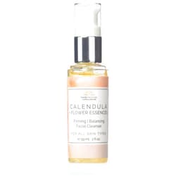 Bodyceuticals Calendula + Flower Essence Firming + Balancing Facial Cleanser - Seaweed, Geranium + Lavender - Repair + Rejuvenate For All Skin Types - Non-GMO, Vegan, Wheat-Gluten-& Soy-Free - 2oz