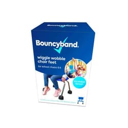 Bouncy Bands Bouncyband Wiggle Wobble Chair Feet – Transform a Standard School Chair into a Wobble Chair – Chair Feet for Classroom Help Improve Concentration and Calm Children Aged 3+