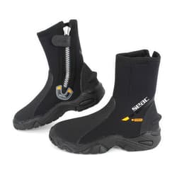 SEAC Pro HD 6mm Neoprene Wetsuit Boots with Side Zipper, XX-Small