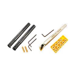 ASZLBYM Lathe Internal Boring Bar Turning Tool Holder MGIVR2016-2 MGIVL2016-2 S20R-MWLNR08 with Indexable Carbide Turning Insert 2PCS MGMN200-G NC3020 10PCS WNMG432