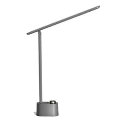 Honeywell HWT-H01 LED Desk Lamp Stepless Dimmable Table Lamp with USB A+C Dual Charging Port Eye-Caring Foldable Desk Light with 3 Color Modes for Home Office Bedroom Reading Study Sunturalux (Gray)
