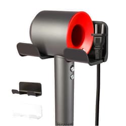 NEW B1919 2Pcs Universal Hair Dryer Holder, Blow Dryer Holder with Cord Storage, Hair Dryer Holder Wall Mounted, Bathroom Hair Tool Organizer for Dyson, Stable Easy To Install (Get 2 Styles)