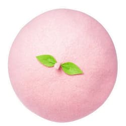 FAICCIA Kawaii Handmade Cartoon Beret Hat Green Leaves Fruit Cosplay Vintage Lolita Mori Girl Wool Cap Gift