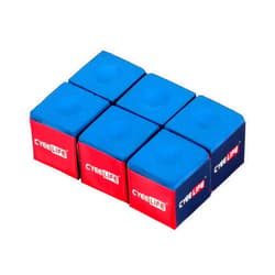 CyeeLife Billiard Chalk 6 Packs Blue,Pool Table Accessories for Table Billiards