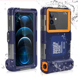 UrbanX Professional [15m/50ft] Swimming Diving Surfing Snorkeling Photo Video Waterproof Protective UnderWater Case for Samsung Galaxy S22 S23 Ultra S24 And all Phones Up to 6.9 Inch LCD with Lanyard