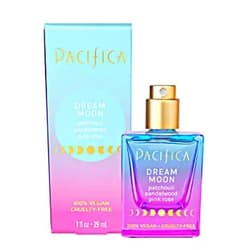 Pacifica Beauty | Dream Moon Spray Perfume | Pink Rose, Sandalwood, Patchouli Notes | Natural + Essential Oils | Clean Fragrance | Vegan + Cruelty Free