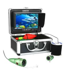 Lifyn2 Fishfinder 10M 1000tvl Underwater Fishing Video Camera Kit 6 PCS LED Lights With7 Inch Color Monitor