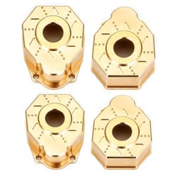 INJORA RC Heavy Brass Counterweight Portal Drive Housing Steering for 1/10 RC Crawler TRX-4,4pcs