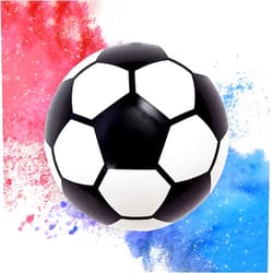 Simply Health Gender Reveal Soccer Ball - Spill Proof Design. Biggest Soccerball with Most Powder for Biggest Puff and Great Photos Opportunity. Not Transparent Set of 2 Colors Pink and Blue