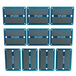 EPLZON Solderable Breadboard Mini PCB Board Gold-Plated Solder Breadboard for DIY Electronics Projects Apply to Soldering Projects 2.0