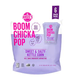 Angie's BOOMCHICKAPOP Boomchickapop, Kettle Corn Sweet Salty 6 Count, 1 Ounce