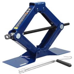 TCE AT10152U Torin Steel Scissor Lift Jack Car Kit, 1.5 Ton (3,000 lb) Capacity, Blue