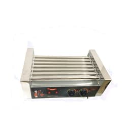 LANPRIL Hot Dog Roller Machine, 7 Non-Stick Rollers 18 Hot Dog Sausage Grill Cooker Machine
