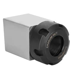 Fydun ER 25 Square Collet Chuck Block Holder High Strength Hard Steel for CNC Lathe Engraving Machine