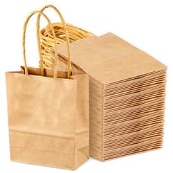 SPERPAND 50Pcs Kraft Paper Bags Mini Size - 6.5