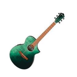 Ibanez AEWC32FMGSF Acoustic-electric Guitar - Dark Green Sunset Fade