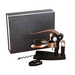 WTIANQI Wine Bottle Opener Set Rabbit Corkscrew Gift Box Stylish Screwpull Lever Wine kitchen decor with foil cutter extra spiral worm and vacuum pump&stopper