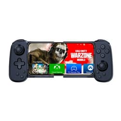 Joso Phone Controller for iPhone/Android/PC, D6 Wireless Game Controller for Switch/PS3/PS4 with Hall Joystick/Turbo/6-Axis Gyro/Dual Motor, iOS Android Controller Support Cloud Gaming/Remote Play