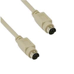 KXUPOIAV Replacement for fits Kentek 6 MDIN Mini DIN6 6 Pin Male to Male PS/2 Keyboard Mouse KVM to PC Cable