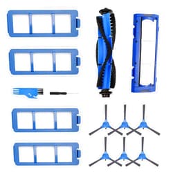 Hyphen-X 14 Pack Replacement Parts Compatible with Eufy RoboVac G35, G35+, G40, G40+, G30+, G30 Hybrid+ Accessory Robotic Vacuum Cleaner Filters, Side Brushes, Rolling Brushes
