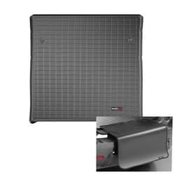 Weathertech Cargo Trunk Liner with Bumper Protector for Chrysler Town & Country Van, Grand Caravan, Routan - Behind 2nd Row w/Bumper Protector (401184SK), Black