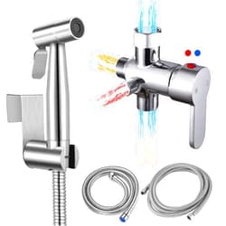 Sneatup Bidet Sprayer Set with Mixing Valve, Warm & Cold Water