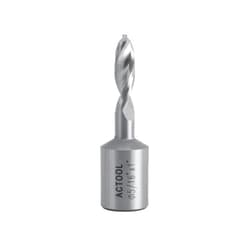 ACTOOL 5/16'' Diameter x 1'' Depth of Cut HSS Solid Drill with 3/4'' Weldon Shank, HSS Fully Ground Drill