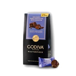 Godiva Chocolatier Godiva Masterpiece Dark Chocolate Bag, Individually Wrapped with Ganache Center, Gourmet Gift for Birthday, Holiday, Kosher, Halal, 7oz