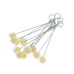 YOKIND 50 Pieces Wool Daubers Ball Brush Leather Dye Dauber Dyeing Applicator with Metal Handle for DIY Crafts Projects