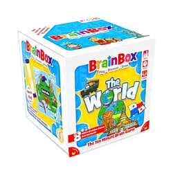 BrainBox The World Card Game - Memory & Observation Game, Educational Global Adventure, Family-Friendly Trivia Game for Kids & Adults, Ages 8+, 1+ Players, 10 Min Playtime, Made by Green Board Games