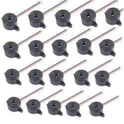 Tatoko DC 3-24V 90dB Sound Electronic Buzzer Alarm Black 23 x 12mm 20pcs