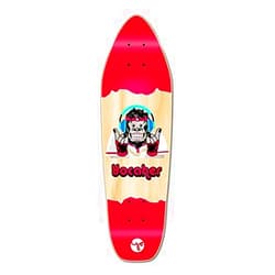 Yocaher Chimp Series Hear No Evil Graphic Skateboard Longboard Deck – Mini Cruiser Deck ONLY – Red