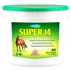 Farnam Store Farnam Super 14 Healthy Skin & Coat Supplement for Horses, Keeps Coats Shiny & Gleaming Year-Round 5 Pound, 80 Day Supply