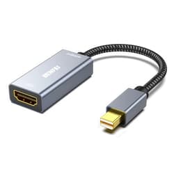 BENFEI Mini DisplayPort to HDMI, 4K@60Hz Active Mini DP to HDMI Adapter (Thunderbolt Compatible) with MacBook Air/Pro, Surface Pro/Dock, Monitor, Projector