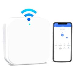 MSR X6 Smart G2 WiFi Gateway,Fingerprint Keyless Entry Door Lock & TT Lock App Bluetooth Remotely Control, Smart Door Lock WiFi Hub Compatible with Voice Control Alexa