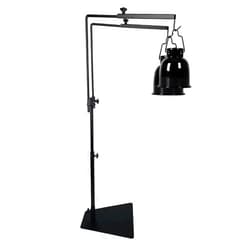 kathson 2 Hooks Reptile Dual Lamp Stand Adjustable 15 to 36.2