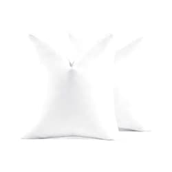 MIULEE 22x22 Pillow Inserts, Pack of 2 Feather Throw Pillow Inserts, Decorative Fluffy Throw Pillows Cotton Fabric for Living Room Sofa Bed