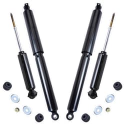 Detroit Axle - RWD Shock Absorbers for Chevy S10 Blazer GMC Jimmy Sonoma Isuzu Hombre, 4 Front and Rear Shock Absorbers Assembly Replacement