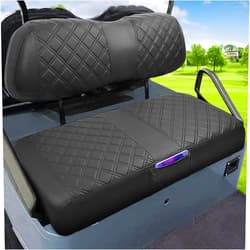 MOSNAI Club Car DS 2000.5-Up Seat Covers, Golf Cart Seat Covers for Club Car DS OEM Ordinary Seat, Front Seat Cover with Concave and Convex Design, Thick Vinyl Leather Comfortable/Breathable