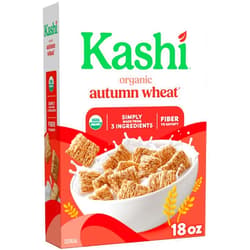Kashi Breakfast Cereal, Organic, Whole Grain, Autumn Wheat, 18oz Box (1 Box)