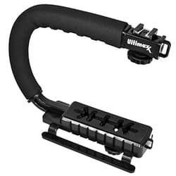 Ultimaxx Stabilizing Handheld Stabilizer Handle Grip with Accessory Mount for Camera, Camcorder, DSLR, DV Video; Compatible for Canon, Nikon, Sony, Panasonic, Pentax, and Olympus Camcorders