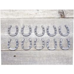 Midwest Craft House SMALL CAST IRON HORSESHOES • CRAFTS HOME DÉCOR, HORSESHOE/HORSE SHOE, SMALL TINY NIKNAK - PACK OF 10