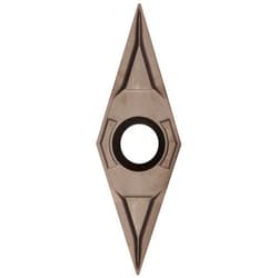 Sandvik Coromant CoroTurn 107 Cermet Turning Insert, VBMT, 35 Degree Diamond, PF Chipbreaker, CT5015 Grade, Uncoated, VBMT 332-PF, 3/8