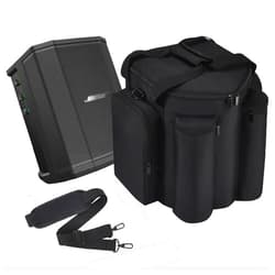 Growalleter Case for Bose S1 Pro /S1 Pro+ Travel Storage, Large Capacity Multifunctional Bluetooth Speaker Waterproof and Dustproof Case with Microphone Organiser Pouch