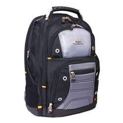 Targus Drifter II Laptop Backpack, Black/Gray - Backpack for Men, Business, Travel, Durable Water-Resistant Material Fits up to 17